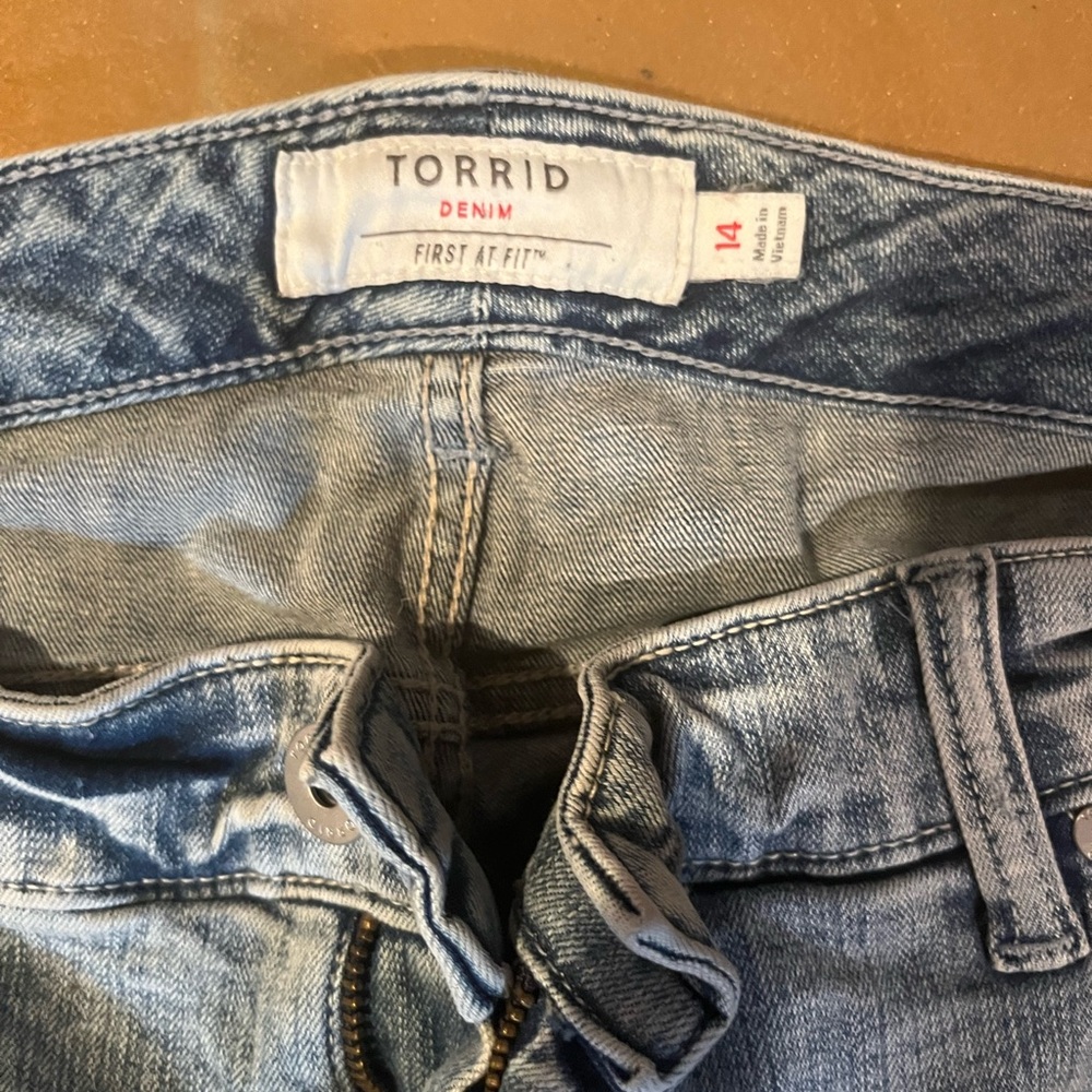 Torrid Distressed Boyfriend Jean - Picture 2 of 4